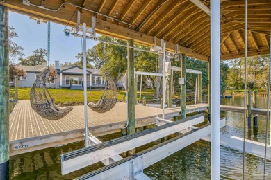 Have you ever dreamed of owning a true waterfront oasis on Pensacola Country Club in Florida - for sale on GolfHomes.com, golf home, golf lot