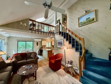 Charming Saltbox Chalet located in the desirable Chimney Hill on Hermitage Club Golf Course in Vermont - for sale on GolfHomes.com, golf home, golf lot