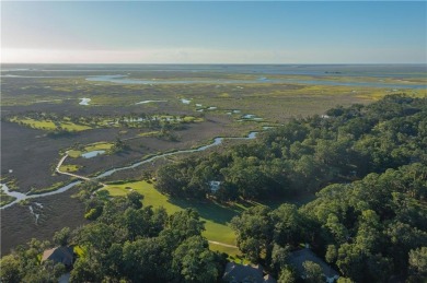 Tucked at the end of a quiet cul-de-sac in the gated coastal on The King and Prince Golf Course, Home of the Hampton Club in Georgia - for sale on GolfHomes.com, golf home, golf lot