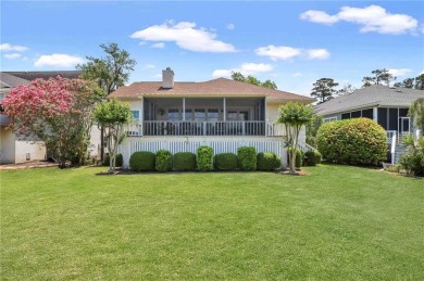 Enjoy beautiful sunsets and marsh views from the back porch on Sea Palms Golf and Tennis Resort in Georgia - for sale on GolfHomes.com, golf home, golf lot