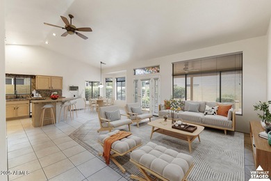 Open floor plan! A favorite for those wanting a smaller home on Eagles Nest at Pebble Creek in Arizona - for sale on GolfHomes.com, golf home, golf lot