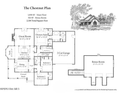 Welcome to the Chestnut, custom-built by M & L Custom Homes in on Woodlake Country Club in North Carolina - for sale on GolfHomes.com, golf home, golf lot