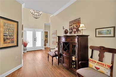 This furnished one story home offers 3 bedrooms, 2.5 baths, and on Oak Harbor Country Club in Florida - for sale on GolfHomes.com, golf home, golf lot