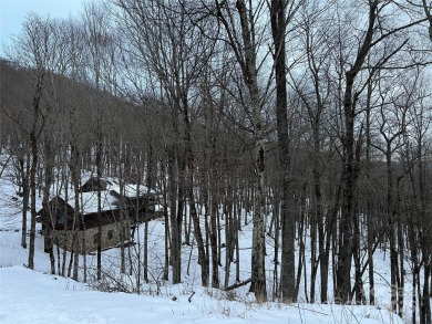 Secluded mountain cabin on three lots totaling 2.74 acres with on Wolf Laurel Country Club in North Carolina - for sale on GolfHomes.com, golf home, golf lot