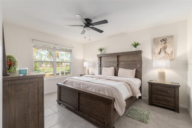 A fresh sense of calm rises from this single story residence on Lake Diamond Golf and Country Club in Florida - for sale on GolfHomes.com, golf home, golf lot