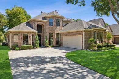 Nestled on a private, gated street overlooking the manicured on Iron Horse Golf Course in Texas - for sale on GolfHomes.com, golf home, golf lot