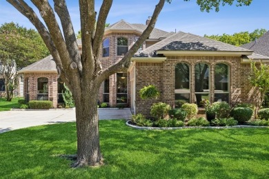 Nestled on a private, gated street overlooking the manicured on Iron Horse Golf Course in Texas - for sale on GolfHomes.com, golf home, golf lot