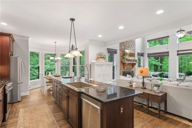 Enjoy the beauty of this elaborate Three Story Custom Built Home on Big Canoe Golf Club - Cherokee in Georgia - for sale on GolfHomes.com, golf home, golf lot