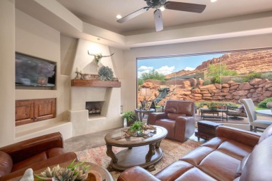 This stunning 3-bedroom, 3-bathroom home in the prestigious on Entrada at Snow Canyon in Utah - for sale on GolfHomes.com, golf home, golf lot
