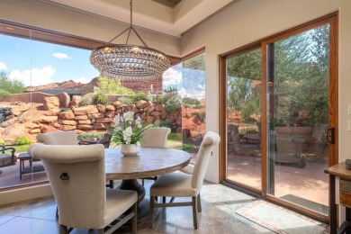 This stunning 3-bedroom, 3-bathroom home in the prestigious on Entrada at Snow Canyon in Utah - for sale on GolfHomes.com, golf home, golf lot