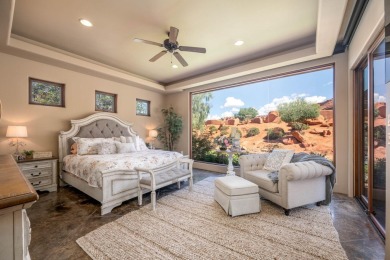 This stunning 3-bedroom, 3-bathroom home in the prestigious on Entrada at Snow Canyon in Utah - for sale on GolfHomes.com, golf home, golf lot