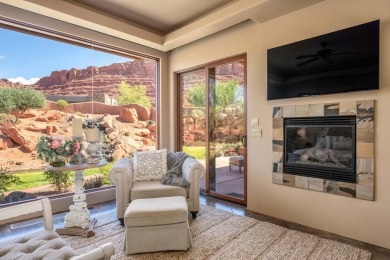 This stunning 3-bedroom, 3-bathroom home in the prestigious on Entrada at Snow Canyon in Utah - for sale on GolfHomes.com, golf home, golf lot