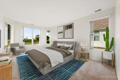 Step into this well-cared-for Mackinac model, freshly painted on Whisper Creek Golf Club in Illinois - for sale on GolfHomes.com, golf home, golf lot