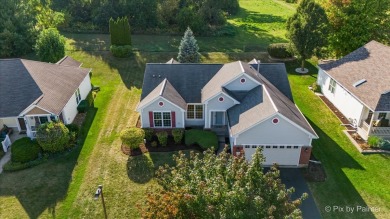 Step into this well-cared-for Mackinac model, freshly painted on Whisper Creek Golf Club in Illinois - for sale on GolfHomes.com, golf home, golf lot
