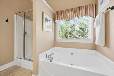 Welcome home to this beautifully custom built home by Ogilvie on The Highlands Course at Lake Arrowhead in Georgia - for sale on GolfHomes.com, golf home, golf lot