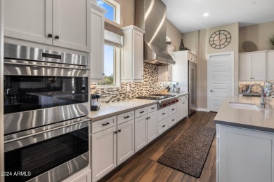 See property video. Stunning 2019 built home set on a spacious on The Boulders Resort Golf Club in Arizona - for sale on GolfHomes.com, golf home, golf lot