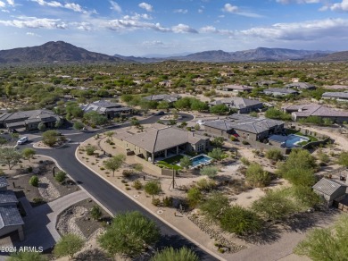 See property video. Stunning 2019 built home set on a spacious on The Boulders Resort Golf Club in Arizona - for sale on GolfHomes.com, golf home, golf lot