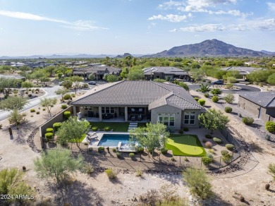 See property video. Stunning 2019 built home set on a spacious on The Boulders Resort Golf Club in Arizona - for sale on GolfHomes.com, golf home, golf lot