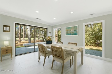 Set on a spacious golf view lot, this beautifully renovated home on Country Club of Hilton Head in South Carolina - for sale on GolfHomes.com, golf home, golf lot