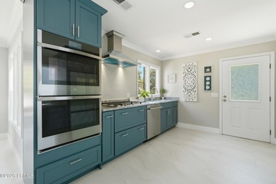 Set on a spacious golf view lot, this beautifully renovated home on Country Club of Hilton Head in South Carolina - for sale on GolfHomes.com, golf home, golf lot