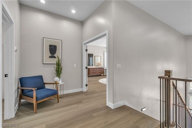 The windows open wide to the sun and the long, green stretch of on Canyon Gate Country Club in Nevada - for sale on GolfHomes.com, golf home, golf lot