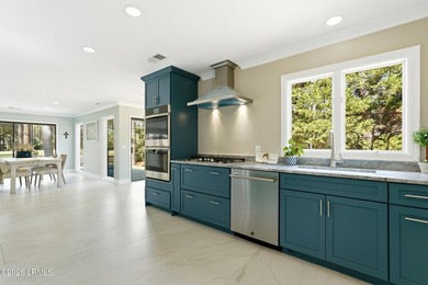 Set on a spacious golf view lot, this beautifully renovated home on Country Club of Hilton Head in South Carolina - for sale on GolfHomes.com, golf home, golf lot