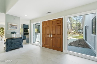 Set on a spacious golf view lot, this beautifully renovated home on Country Club of Hilton Head in South Carolina - for sale on GolfHomes.com, golf home, golf lot