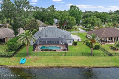 Welcome to your own BACKYARD OASIS! This Rare Single Story JCP on Julington Creek Golf Club in Florida - for sale on GolfHomes.com, golf home, golf lot