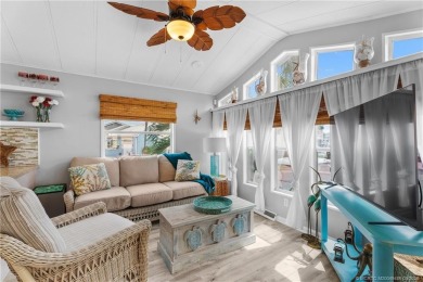 This charming and whimsical beach bungalow is a true gem on Island Dunes Country Club in Florida - for sale on GolfHomes.com, golf home, golf lot
