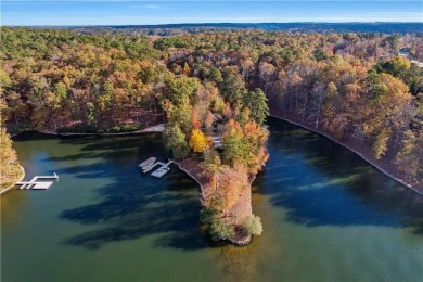 This exclusive +/- 5.43-acre lakefront lot promises privacy and on Reynolds Lake Oconee - The Oconee in Georgia - for sale on GolfHomes.com, golf home, golf lot