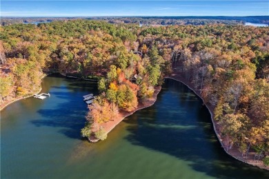 This exclusive +/- 5.43-acre lakefront lot promises privacy and on Reynolds Lake Oconee - The Oconee in Georgia - for sale on GolfHomes.com, golf home, golf lot