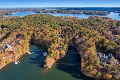 This exclusive +/- 5.43-acre lakefront lot promises privacy and on Reynolds Lake Oconee - The Oconee in Georgia - for sale on GolfHomes.com, golf home, golf lot