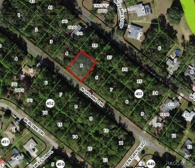 High and Dry, Oversized Lot in the Community of Citrus Springs! on Citrus Springs Country Club in Florida - for sale on GolfHomes.com, golf home, golf lot