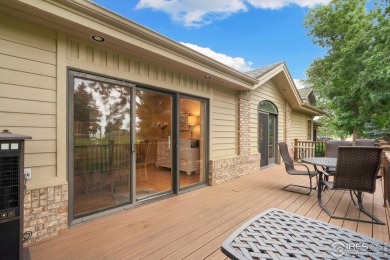 Luxurious brick ranch home with golf course and water views! on Fort Collins Country Club in Colorado - for sale on GolfHomes.com, golf home, golf lot