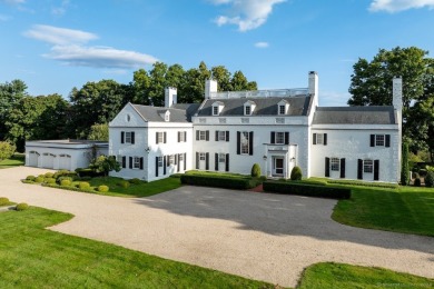 Overlea Manor, a meticulously maintained Brick Georgian Manor on Crestbrook Park Golf Course in Connecticut - for sale on GolfHomes.com, golf home, golf lot