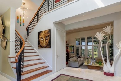 This stunning custom home, set on a premier homesite in the on Colleton River Plantation Club in South Carolina - for sale on GolfHomes.com, golf home, golf lot