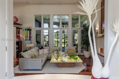 This stunning custom home, set on a premier homesite in the on Colleton River Plantation Club in South Carolina - for sale on GolfHomes.com, golf home, golf lot