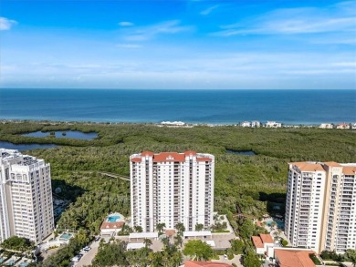 Panoramic Gulf Views from This Elegant 12th-Floor Condo at on Club at Pelican Bay Golf Course in Florida - for sale on GolfHomes.com, golf home, golf lot