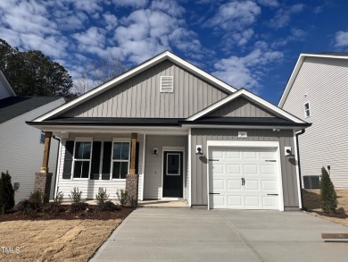 You will love this beautiful new ranch home in Clayton's on Riverwood Golf and Athletic Club in North Carolina - for sale on GolfHomes.com, golf home, golf lot