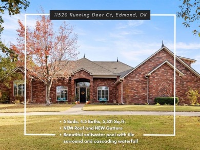 BRAND NEW ROOF (Class 4 Shingles!) and GUTTERS!! Stunning home on River Oaks Golf Club in Oklahoma - for sale on GolfHomes.com, golf home, golf lot