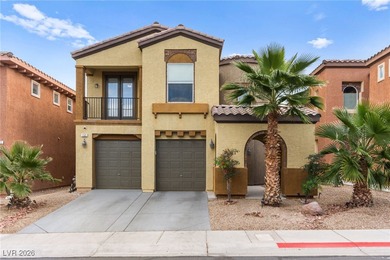 This beautifully renovated two-story home offers five bedrooms on Rhodes Ranch Golf Club in Nevada - for sale on GolfHomes.com, golf home, golf lot