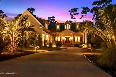 Exquisite Low Country Estate with Tee-to-Hole Golf Course & Pond on Ocean Ridge Plantation in North Carolina - for sale on GolfHomes.com, golf home, golf lot