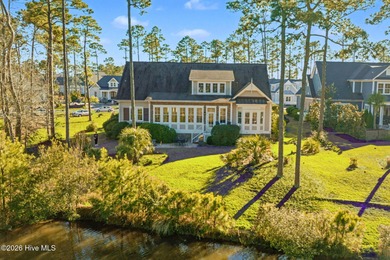 Exquisite Low Country Estate with Tee-to-Hole Golf Course & Pond on Ocean Ridge Plantation in North Carolina - for sale on GolfHomes.com, golf home, golf lot