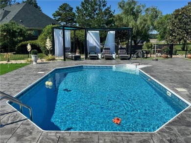 Experience luxury and comfort in this stunning ranch-style home on Cypress Creek Golfers Club in Virginia - for sale on GolfHomes.com, golf home, golf lot