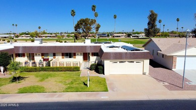 Golf Course Living in Sun City! Welcome to 10416 W Prairie Hills on Sun City Lakes West and East in Arizona - for sale on GolfHomes.com, golf home, golf lot