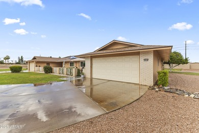 Beautifully maintained 2 bed 2 bath home tucked into a quiet on Sun City Riverview Golf Course in Arizona - for sale on GolfHomes.com, golf home, golf lot