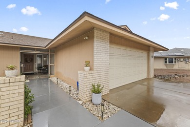 Beautifully maintained 2 bed 2 bath home tucked into a quiet on Sun City Riverview Golf Course in Arizona - for sale on GolfHomes.com, golf home, golf lot