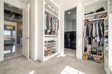 Step into luxury with the sought-after Madison II Reverse by Don on Staley Farms Golf Club in Missouri - for sale on GolfHomes.com, golf home, golf lot