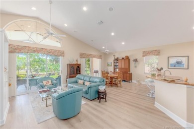 Beautiful 3 bedrooms, 2 bathrooms and an oversized 2 car garage on Santa Lucia River Club in Florida - for sale on GolfHomes.com, golf home, golf lot