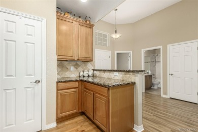 Welcome to this immaculately maintained ranch-style townhome in on Saddle Rock Golf Course in Colorado - for sale on GolfHomes.com, golf home, golf lot